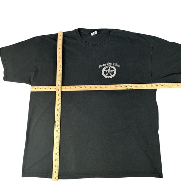 Frat. Order Police Motor City Wyatt Earp Black T-shirt Sz 2XL - Picture 5 of 5